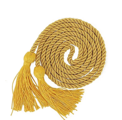 Graduation Honor Cords Braided Tassel Rope for Bachelor Gown 1 yo 2PCS
