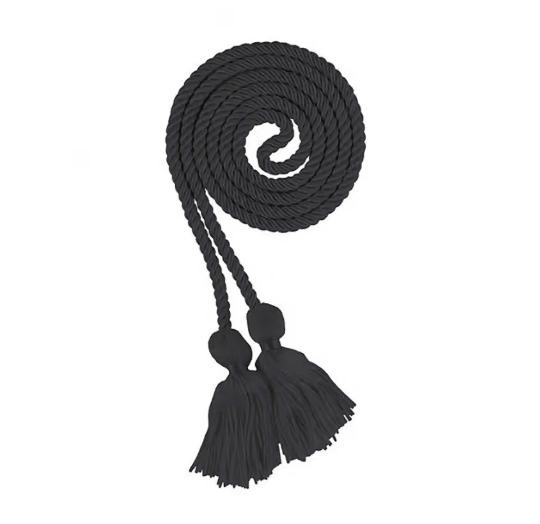 Graduation Honor Cords Braided Tassel Rope for Bachelor Gown 1 yo 2PCS