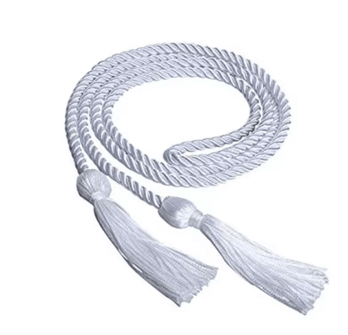 Graduation Honor Cords Braided Tassel Rope for Bachelor Gown 1 yo 2PCS
