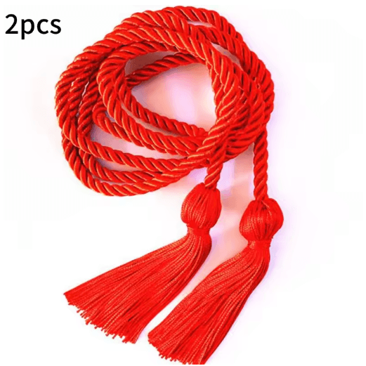Graduation Honor Cords Braided Tassel Rope for Bachelor Gown 1 yo 2PCS