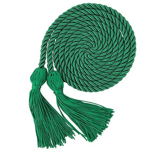Graduation Honor Cords Braided Tassel Rope for Bachelor Gown 1 yo 2PCS