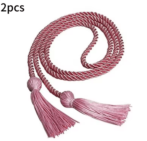 Graduation Honor Cords Braided Tassel Rope for Bachelor Gown 1 yo 2PCS
