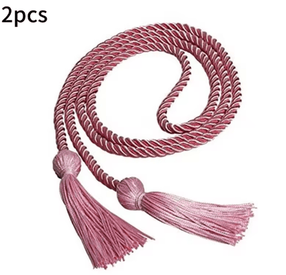 Graduation Honor Cords Braided Tassel Rope for Bachelor Gown 1 yo 2PCS