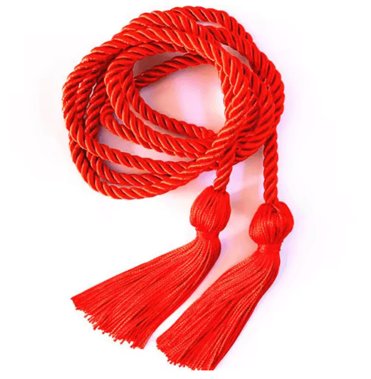 Graduation Honor Cords Braided Tassel Rope for Bachelor Gown 1 yo 2PCS