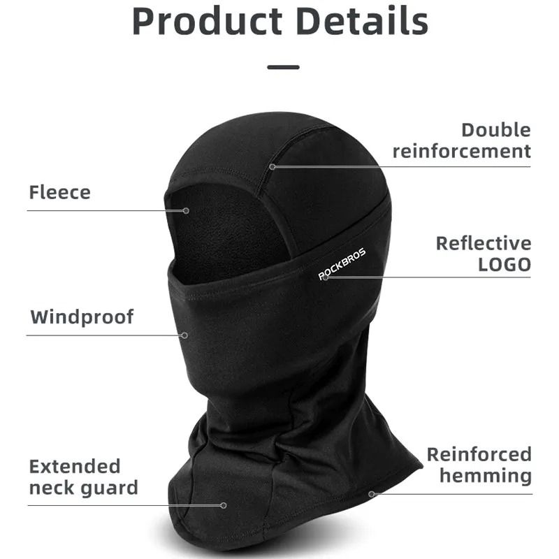 Full Face Winter Balaclava – Windproof Thermal Helmet Liner