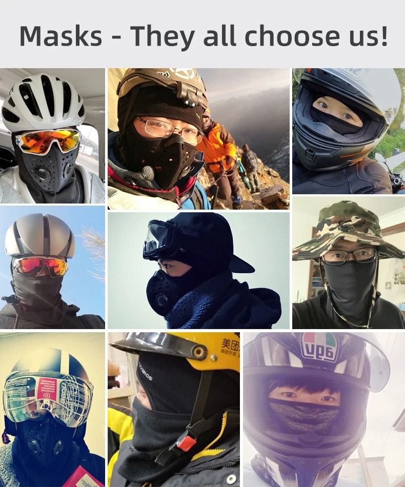Full Face Winter Balaclava – Windproof Thermal Helmet Liner