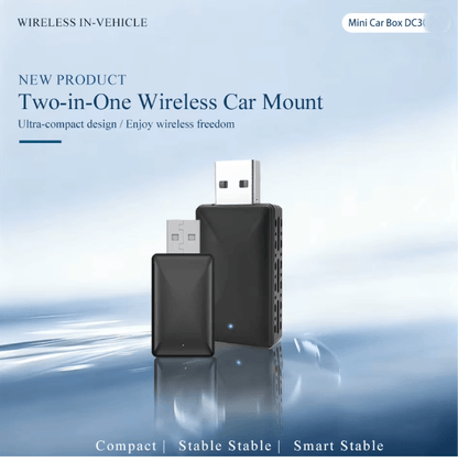 Wireless CarPlay Android Auto Adapter 2 in 1 Smart Car Dongle
