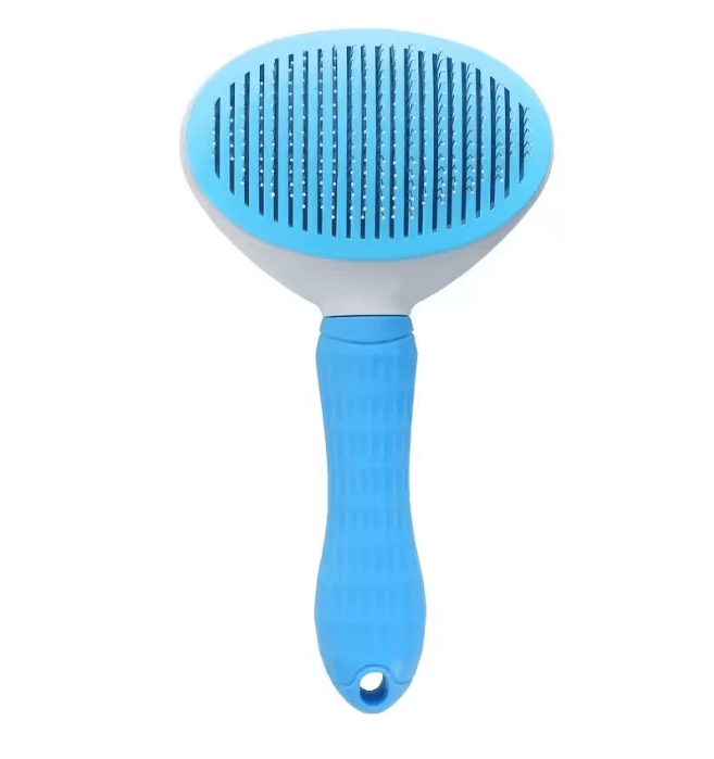 Self Cleaning Pet Brush for Dogs and Cats Grooming and Deshedding