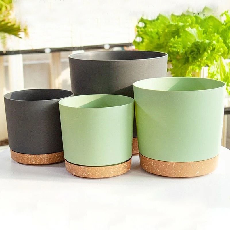 Self Watering Plant Pots Automatic Bottom Watering Planters with Saucer