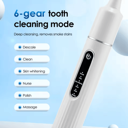 Professional Sonic Electric Toothbrush for Adults with Deep Cleaning & Brush Heads