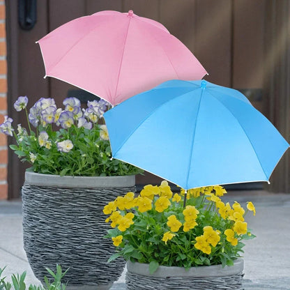 Weatherproof Sun Shade Cloth Umbrella, Plant Shade with Metal Stake, Outdoor Flowers and Potted Plant Garden Supplies