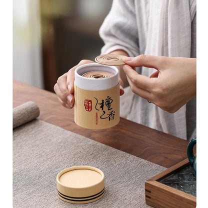 Chinese Kungfu Tea Set with Pot, Four Cups, Sandalwood Stove and Incense Burner Gift Box