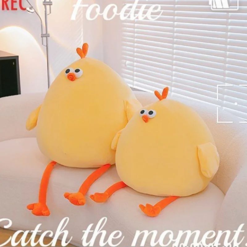 Funny Fat Chicken Plush Pillow Neck Cushion – Soft Stuffed Animal Comfort Buddy