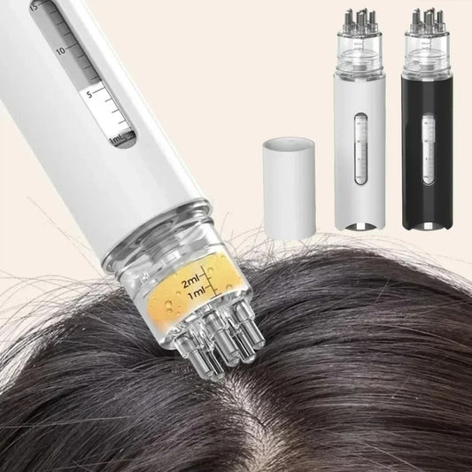Portable Liquid Scalp Applicator and Massager