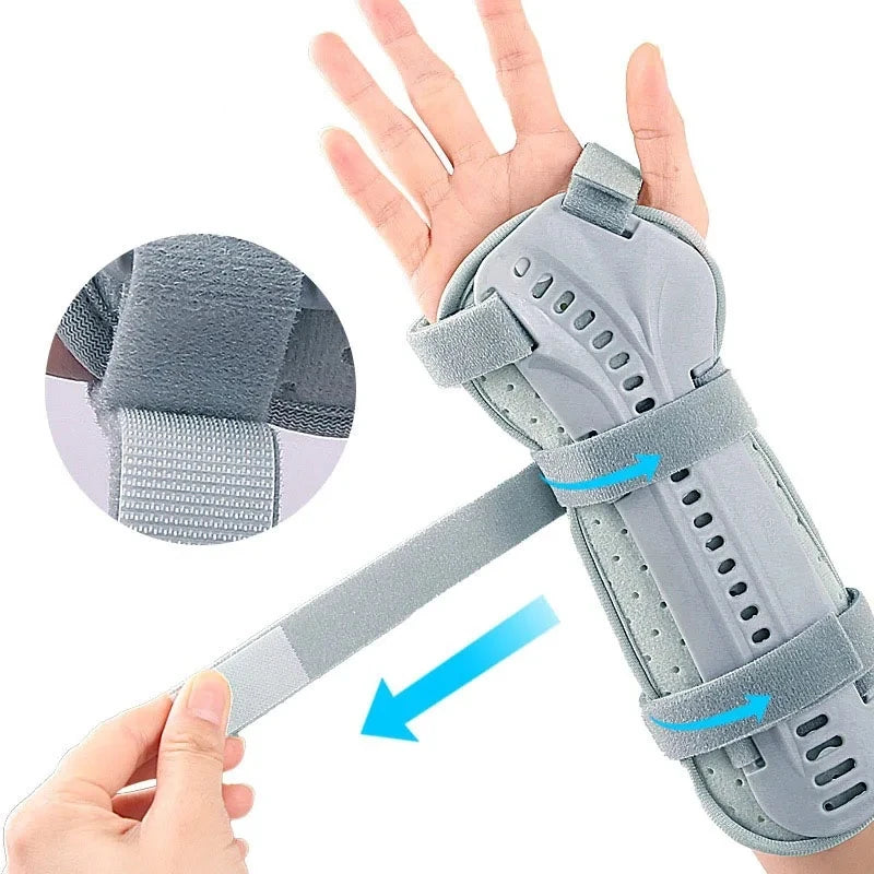 Comfortable Adjustable Wrist Brace, Double-sided Thickened Splint, Breathable Hand Support