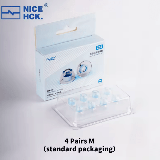 NICEHCK Liquid Silicone Ear Tips Noise Isolating Reusable Eartips