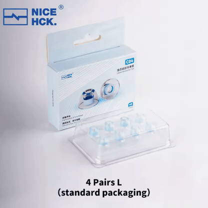 NICEHCK Liquid Silicone Ear Tips Noise Isolating Reusable Eartips
