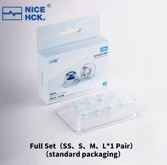 NICEHCK Liquid Silicone Ear Tips Noise Isolating Reusable Eartips