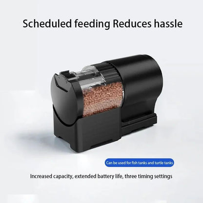 Automatic Fish Feeder with Timer – 100 ml Fish Tank Food Dispenser for Fish & Turtles