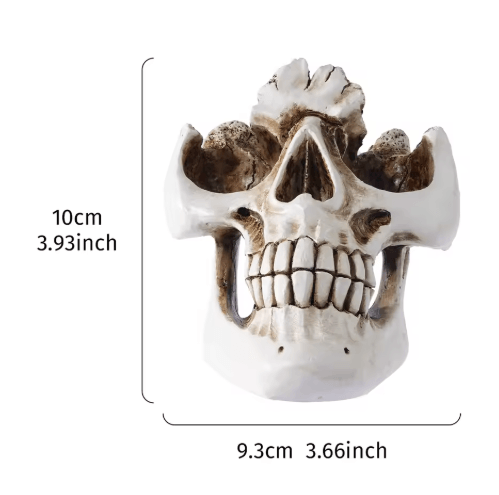 Halloween Skull Resin Glasses Holder Decorative Storage Rack