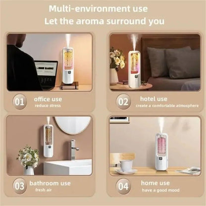 Smart Automatic Aromatherapy Machine – Multi-Mode Perfume Diffuser Mini Oil Diffuser with 5-Level Adjustment