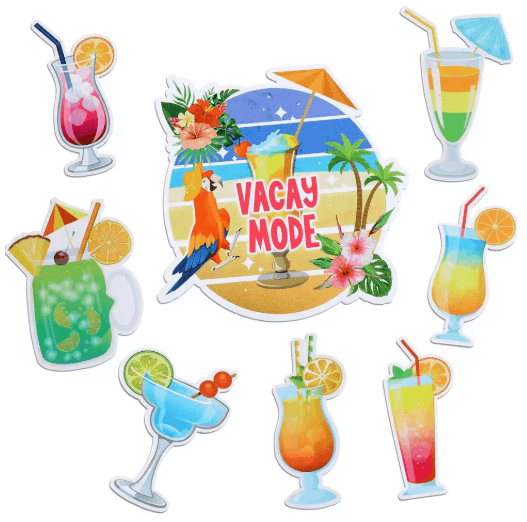 8-Piece Cruise Duck Door Magnets Set Fun Cabin Decor for Cruise Doors & Fridge