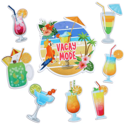 8-Piece Cruise Duck Door Magnets Set Fun Cabin Decor for Cruise Doors & Fridge