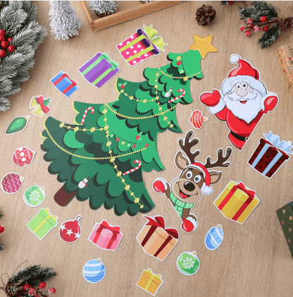 Christmas Tree Magnetic Fridge Magnets Holiday Kitchen & Home Decor Stickers