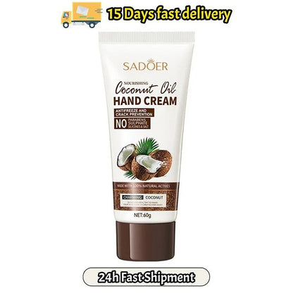 Anti-Wrinkle Coconut Oil Hand Cream – Intensive Anti-Crack & Repair Serum
