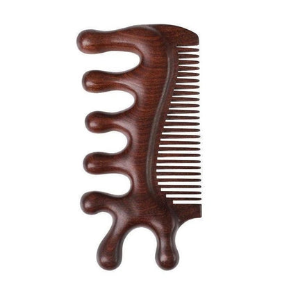 Green Sandalwood Massage Comb – Anti-Static Scalp Meridian Relax Tool