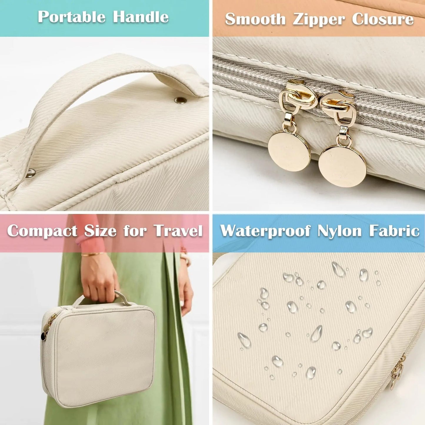 Travel Jewelry Organizer Book Compact Jewelry Storage Case