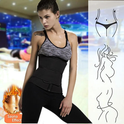 Waist Trainer Sweat Belt Waist Cincher for Workout Tummy Control