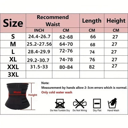 Waist Trainer Sweat Belt Waist Cincher for Workout Tummy Control