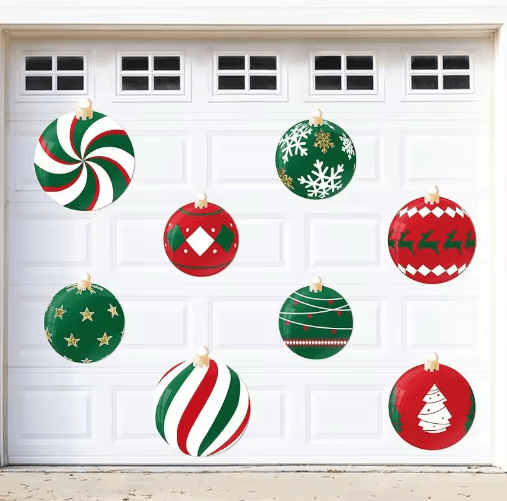 Premium 8-Piece Christmas Garage Door Magnets Set – Festive Magnetic Decorations for Home & Holiday