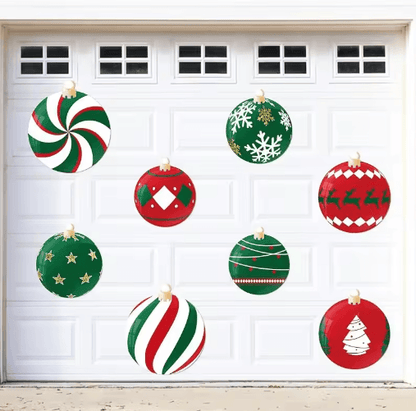 Premium 8-Piece Christmas Garage Door Magnets Set – Festive Magnetic Decorations for Home & Holiday