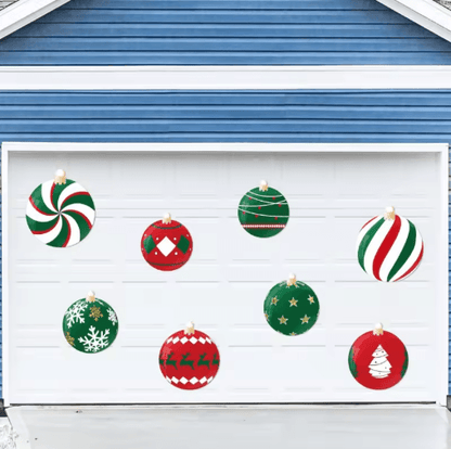 Premium 8-Piece Christmas Garage Door Magnets Set – Festive Magnetic Decorations for Home & Holiday