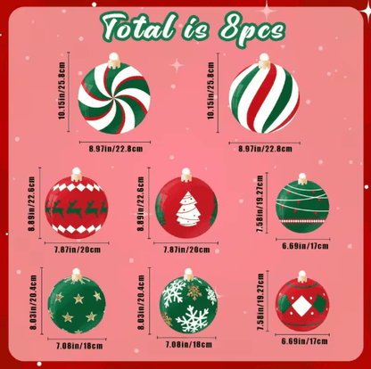 Premium 8-Piece Christmas Garage Door Magnets Set – Festive Magnetic Decorations for Home & Holiday