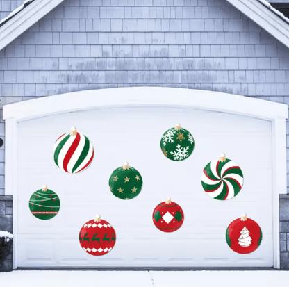 Premium 8-Piece Christmas Garage Door Magnets Set – Festive Magnetic Decorations for Home & Holiday