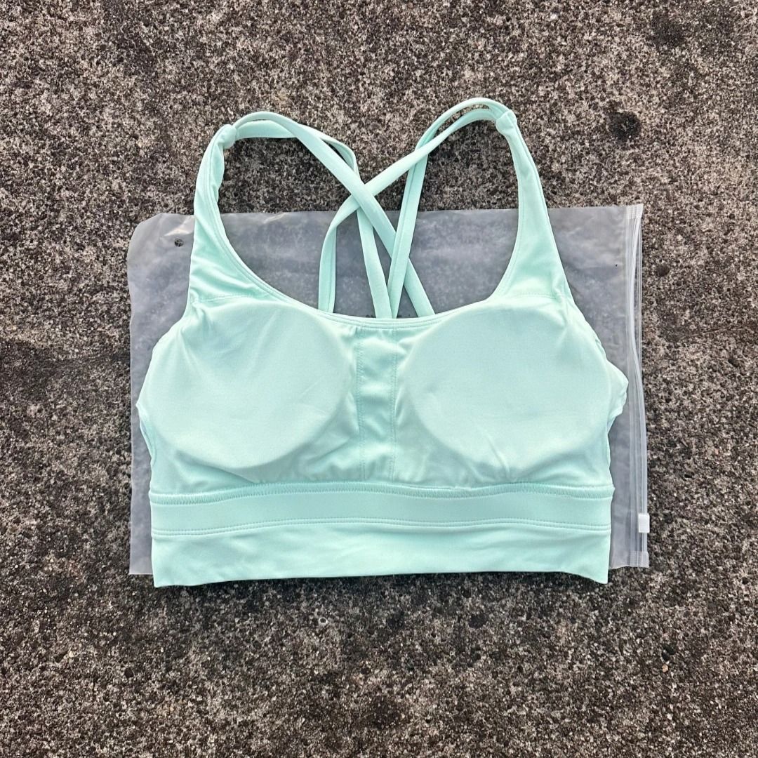 Solid Color Fitness Sport Bra Cross Back High Strength Comprehensive Training Top