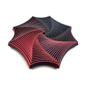 black red
