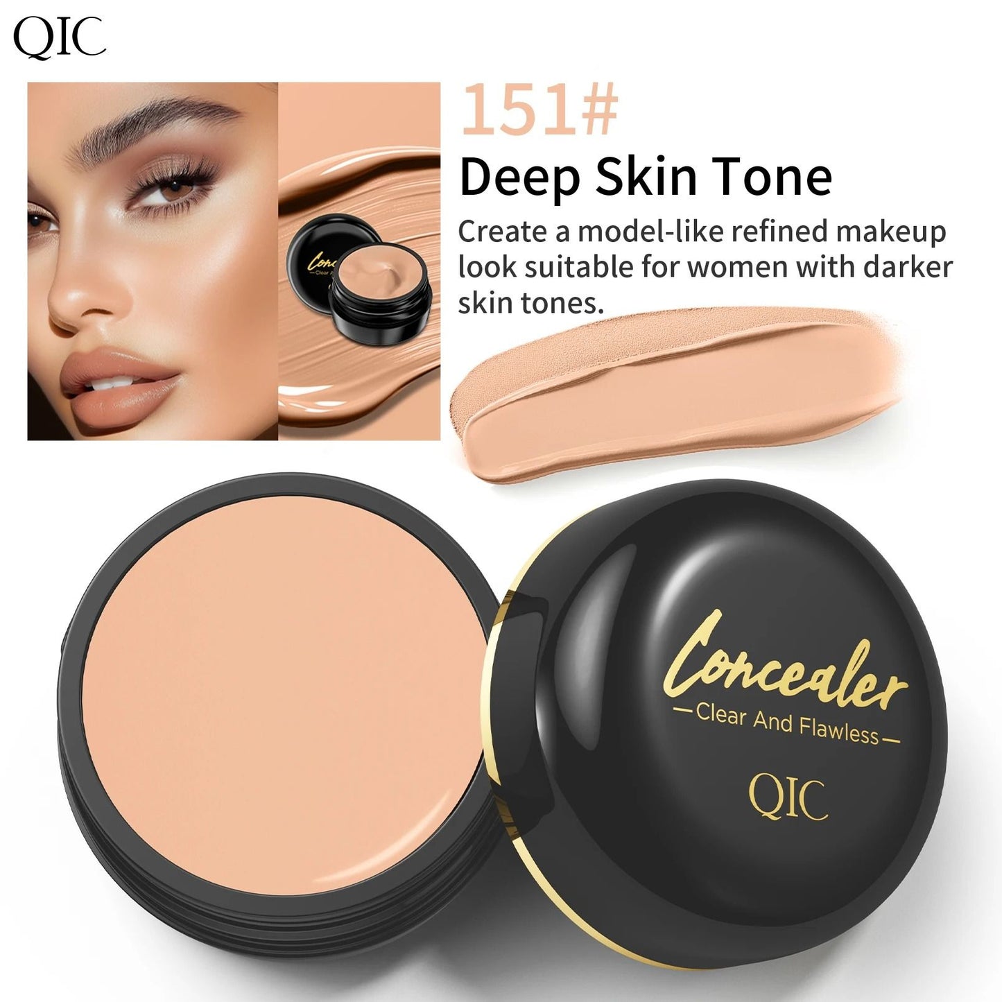 FlawlessBlend Waterproof Tattoo Concealer Full Coverage Body Foundation