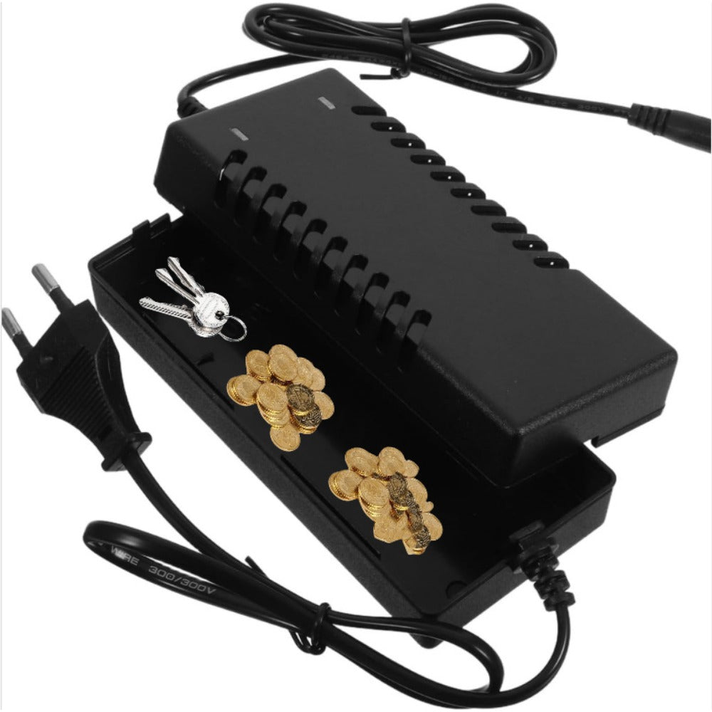 Secret Stash for Valuables, Keys & Jewelry, Fake Laptop Charger Hidden Storage Box