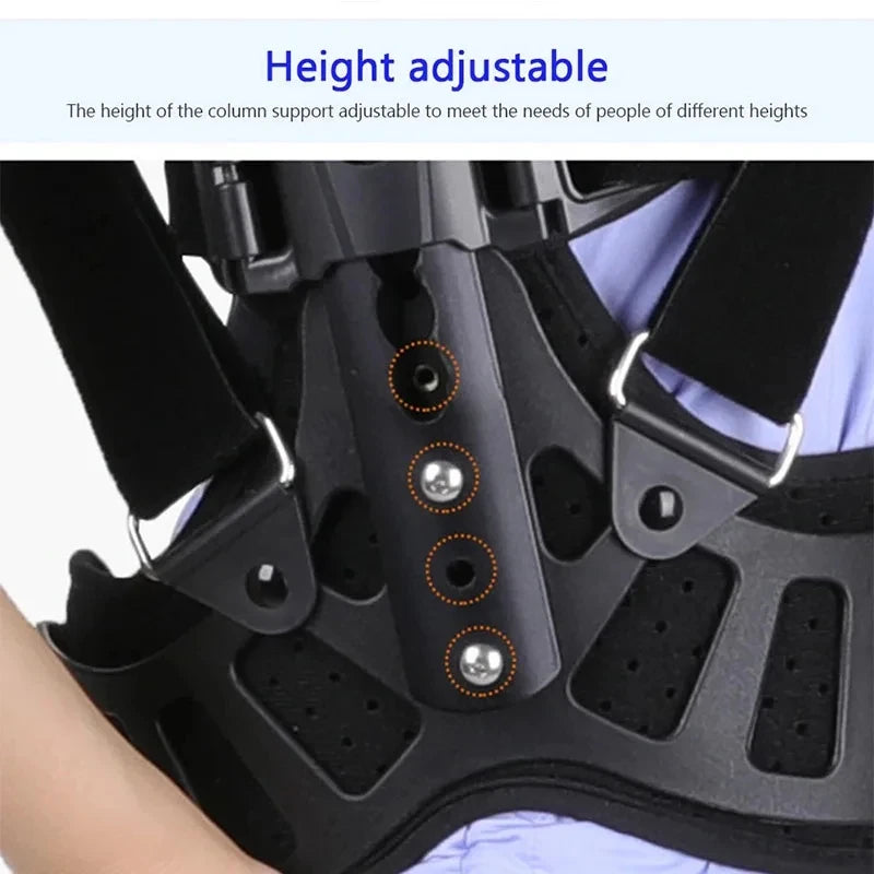Aluminum Alloy Scoliosis Correcting Brace Adjustable Spinal Straightener Brace for Posture Support Adults and Kids