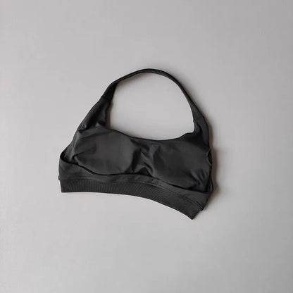 Seamless Shockproof Padded Athletic Sport Bra Yoga Crop Top