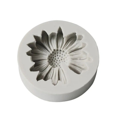 Artisan Daisy & Chamomile Silicone Craft Mold – Floral DIY soap & candle making Mold Set