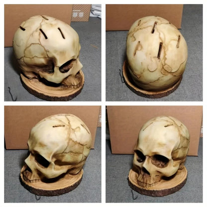 Skull Skeleton Kitchen Knife Holder Stand