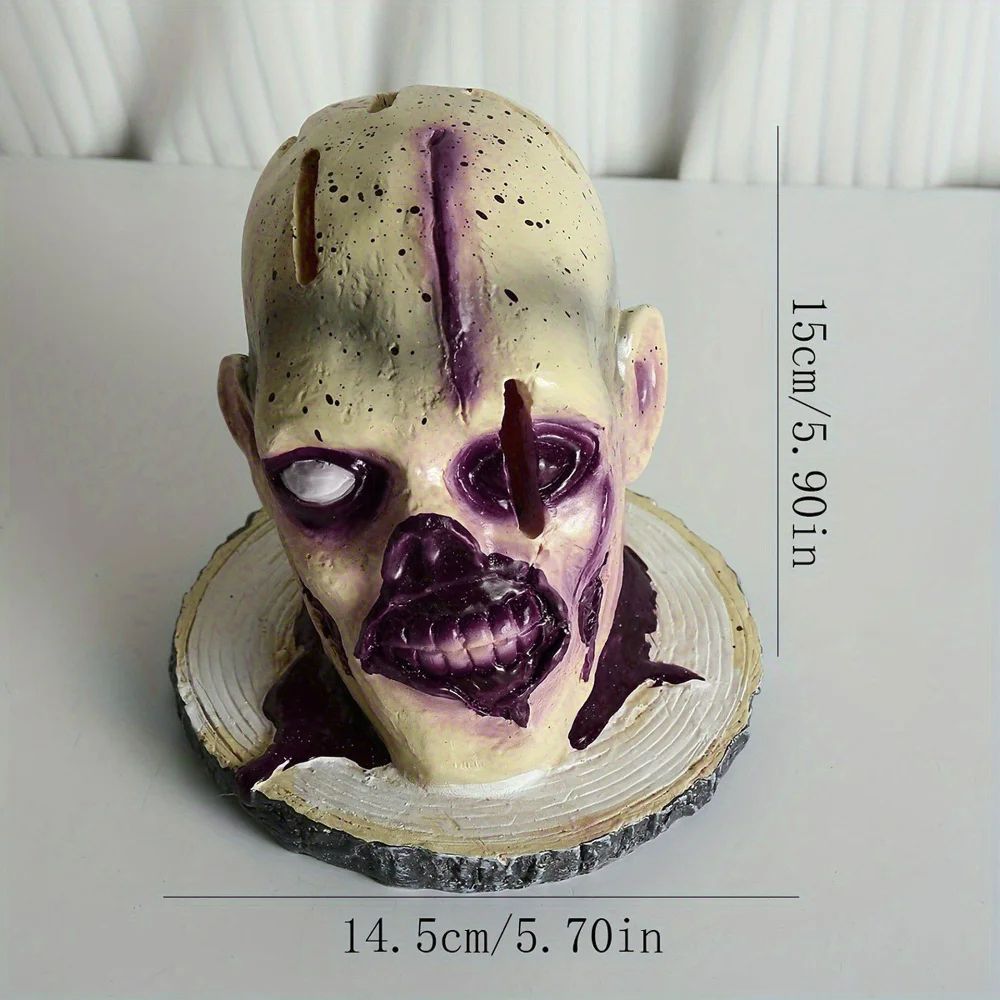 Skull Skeleton Kitchen Knife Holder Stand