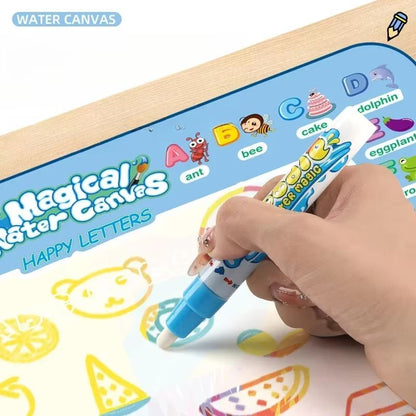 Montessori Magic Water Drawing Mat 39.37x31.50in With Reusable Water Pen