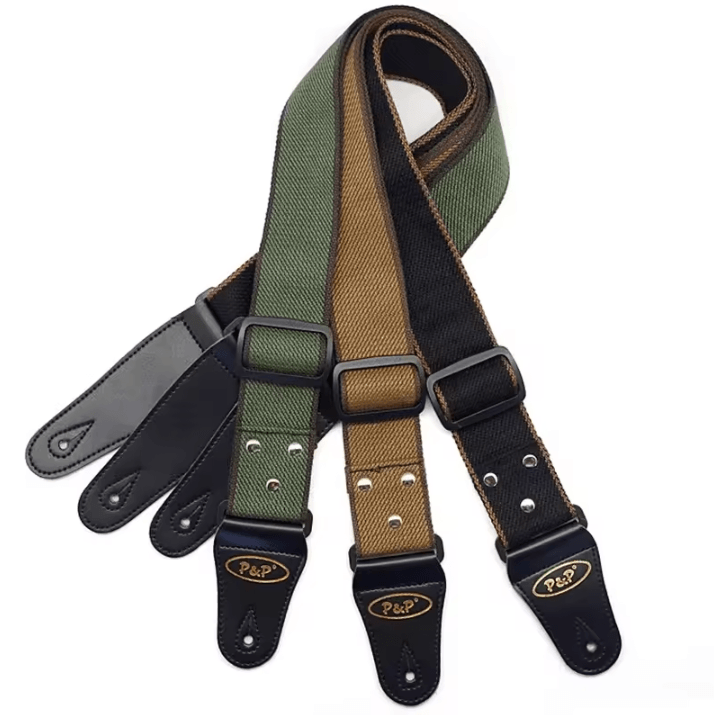 Adjustable Pure Cotton Guitar Strap – Comfortable Accessory for Guitar & Bass