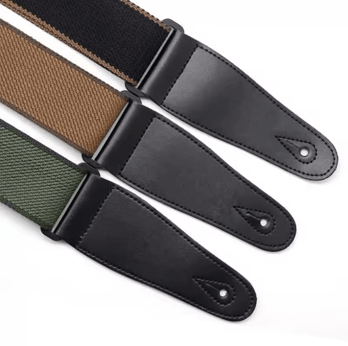 Adjustable Pure Cotton Guitar Strap – Comfortable Accessory for Guitar & Bass